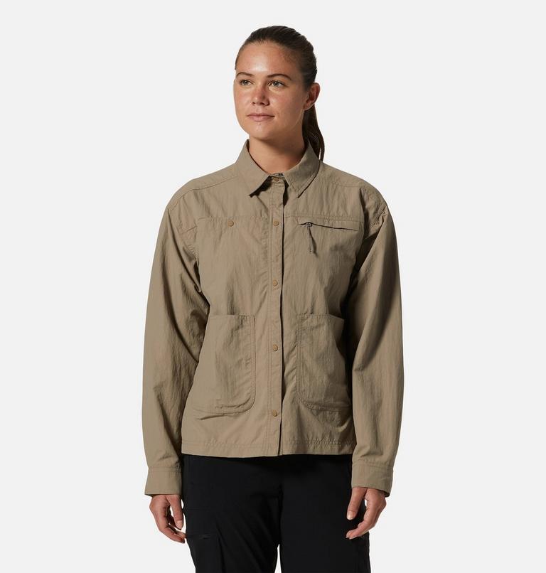 Women's Stryder Long Sleeve Shirt, Color: Khaki, image 1
