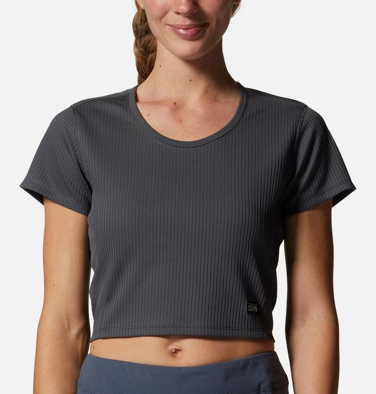 Women's Summer Rib Short Sleeve, Color: Volcanic, image 4