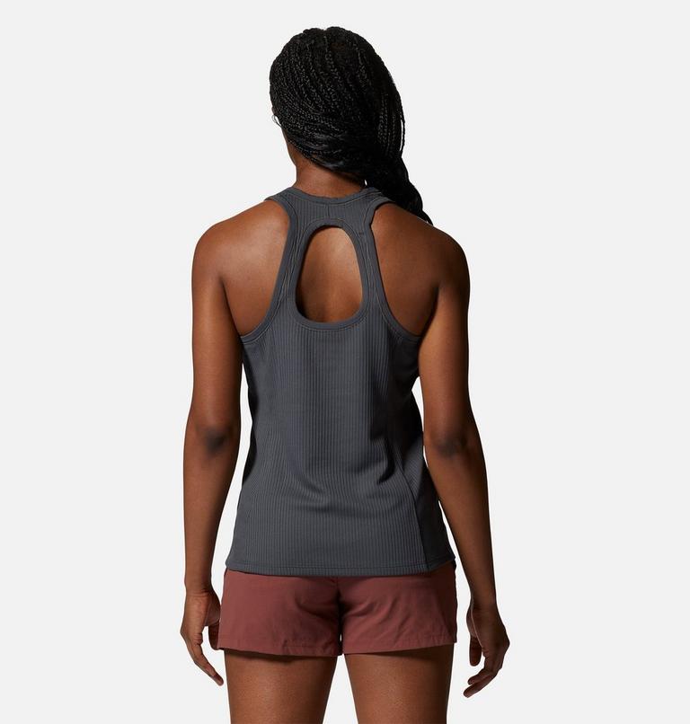 Women's Summer Rib Tank, Color: Volcanic, image 2