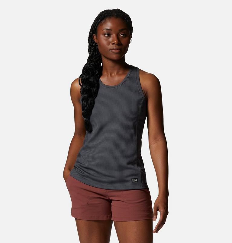 Women's Summer Rib Tank, Color: Volcanic, image 1