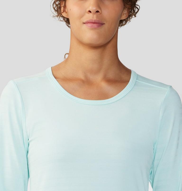 T-shirt à manches longues Mighty Stripe Femme, Color: Pale Ice, image 4