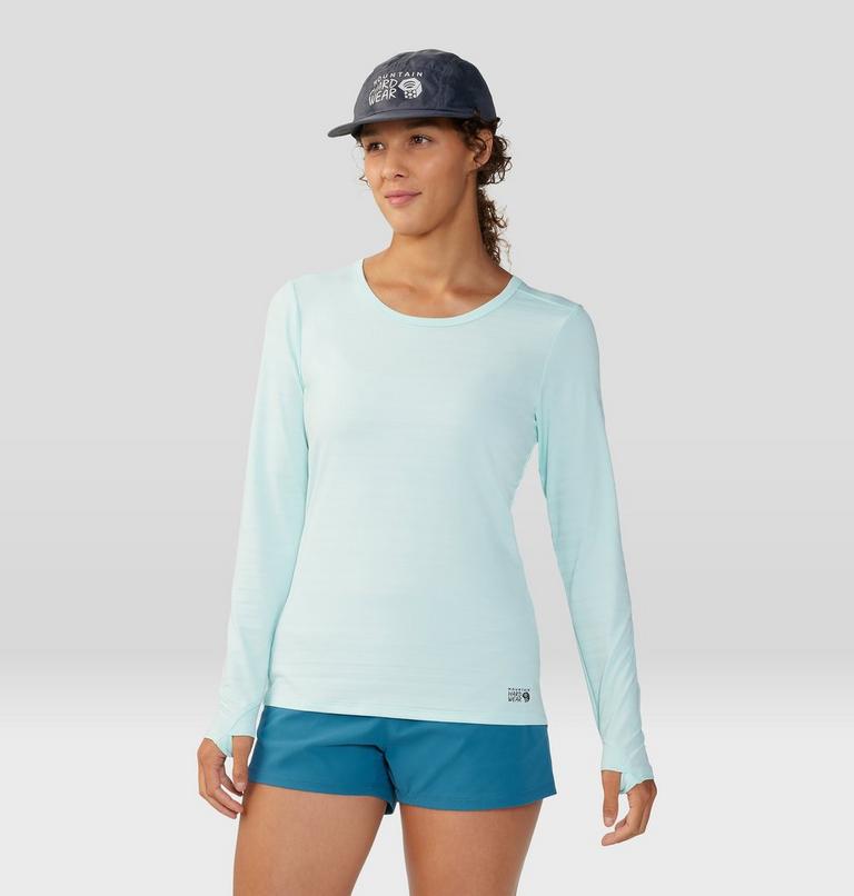 T-shirt à manches longues Mighty Stripe Femme, Color: Pale Ice, image 6