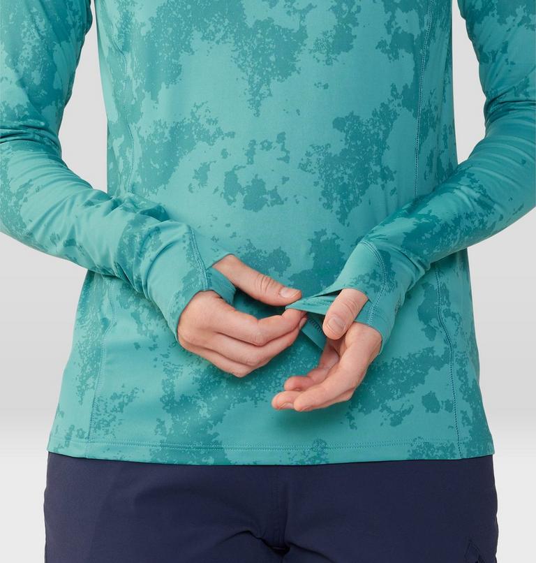 Women's Crater Lake Active Hoody, Color: Palisades Scatter Dye Print, image 5