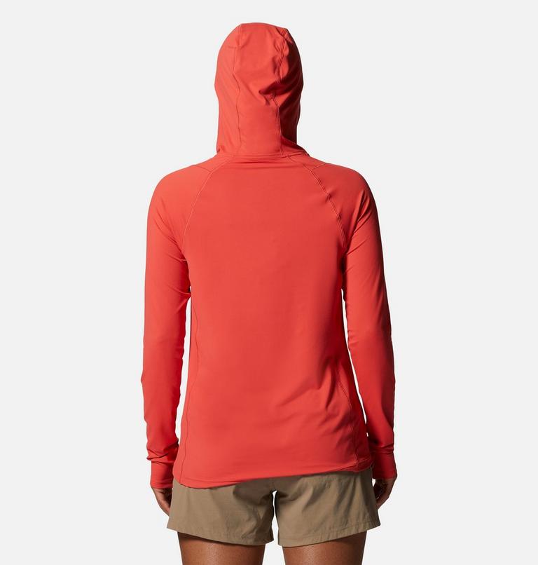 Women's Crater Lake Active Hoody, Color: Solar Pink, image 2