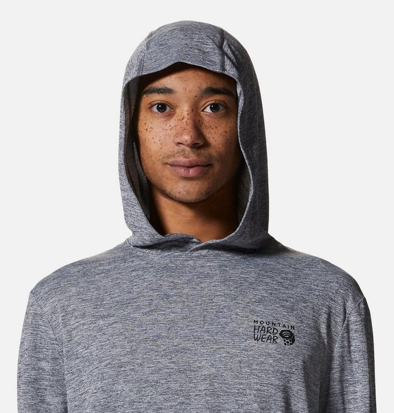 Men's Sunblocker Hoody, Color: Foil Grey Heather, image 4