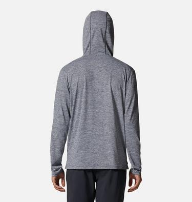 Men's Sunblocker Hoody, Color: Foil Grey Heather, image 2
