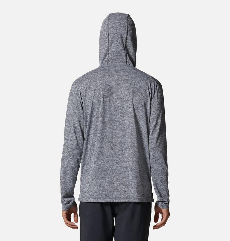 Men's Sunblocker Hoody, Color: Foil Grey Heather, image 2