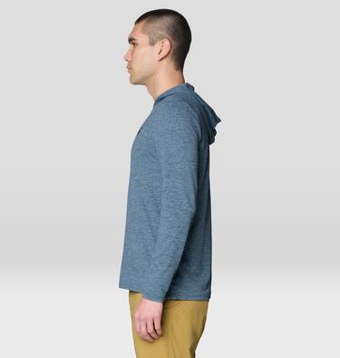 Men's Sunblocker Hoody, Color: Adriatic Blue Heather, image 7