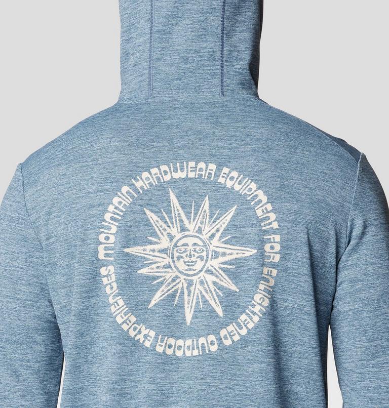 Men's Sunblocker Hoody, Color: Adriatic Blue Heather x, image 6