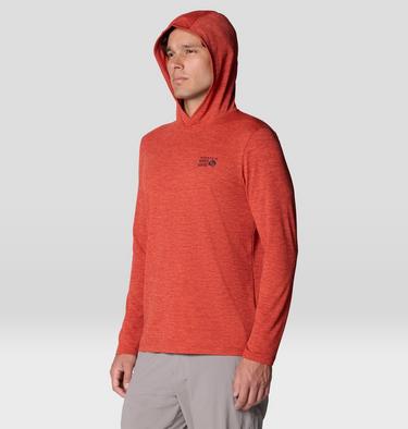 Men's Sunblocker Hoody, Color: Aspect Heather, image 4