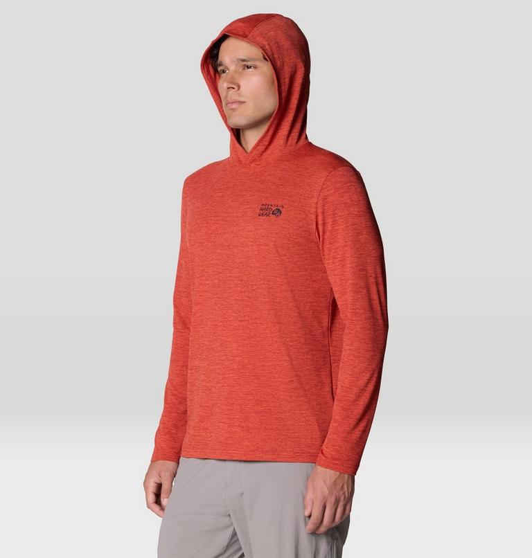 Men's Sunblocker Hoody, Color: Aspect Heather, image 4