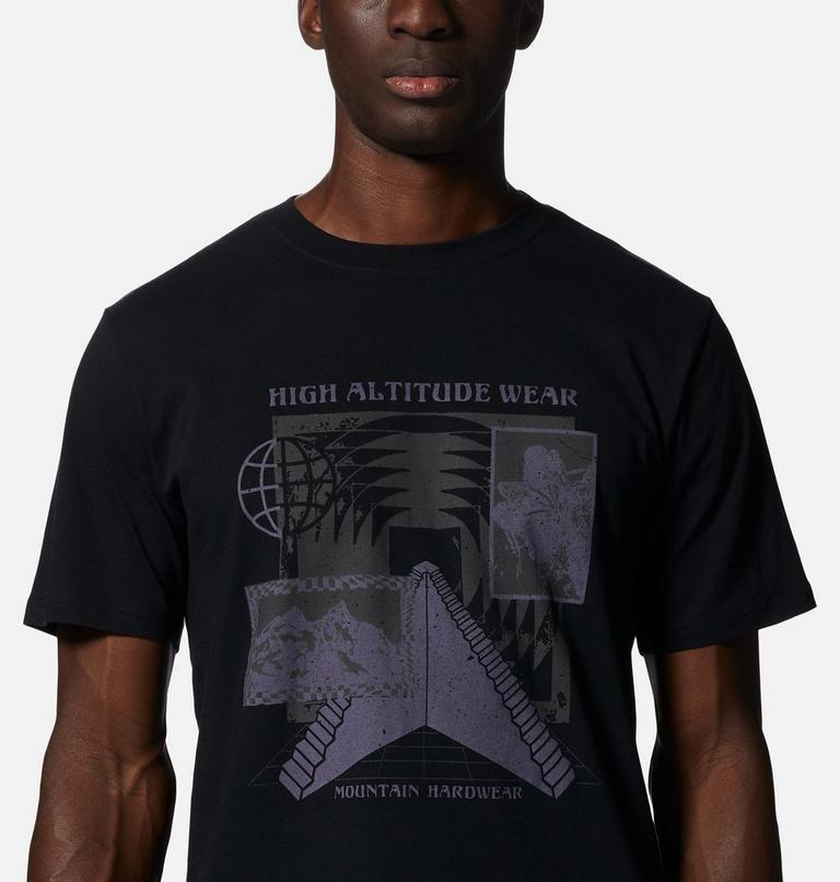 Men's Altitude Stairs Short Sleeve, Color: Black, image 4