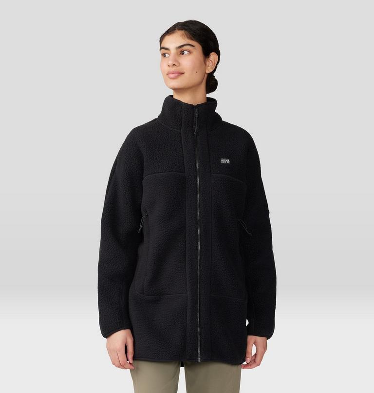 Women's HiCamp Fleece Long Full Zip, Color: Black, image 6