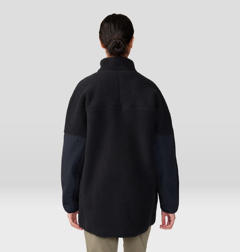 Women's HiCamp Fleece Long Full Zip, Color: Black, image 2