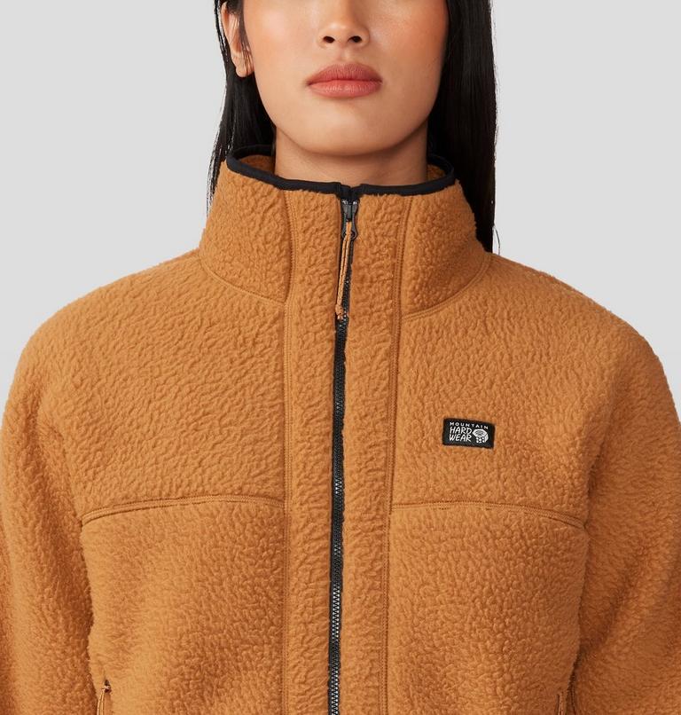 Women's HiCamp Fleece Long Full Zip, Color: Copper Clay, image 4