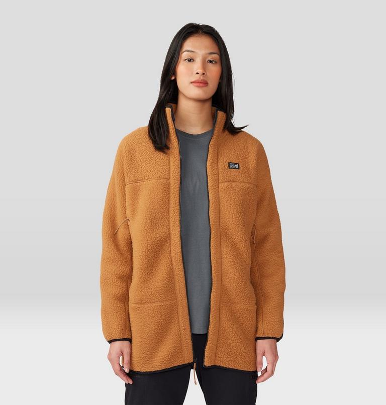 Women's HiCamp Fleece Long Full Zip, Color: Copper Clay, image 5