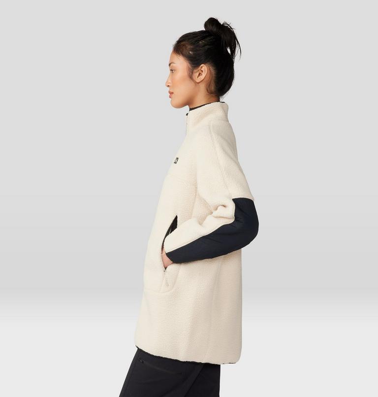 Women's HiCamp Fleece Long Full Zip, Color: Wild Oyster, image 3