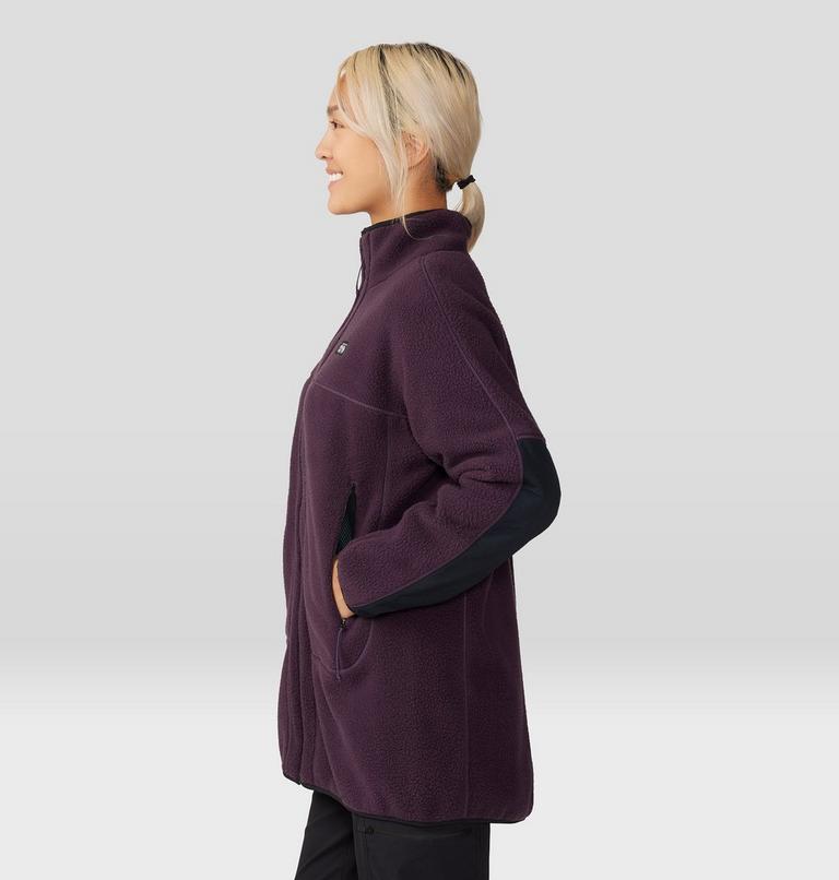Women's HiCamp Fleece Long Full Zip, Color: Blurple, image 3