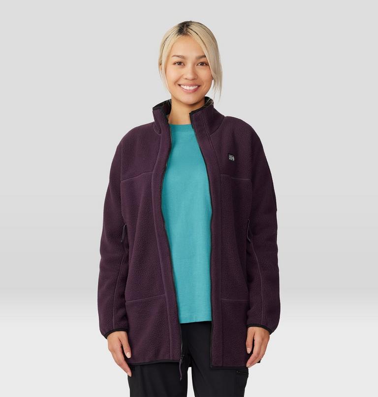 Women's HiCamp Fleece Long Full Zip, Color: Blurple, image 5