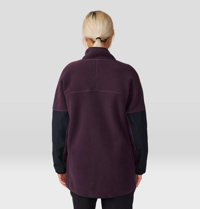 Women's HiCamp Fleece Long Full Zip, Color: Blurple, image 2