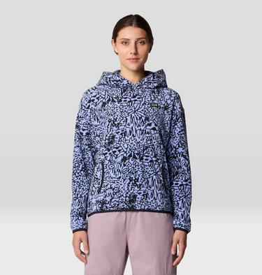 Women's Microchill Hoody, Color: Light Illusion Foragers Print, image 5
