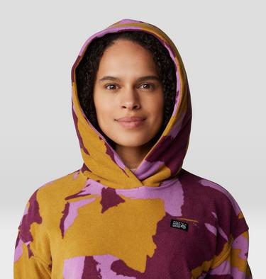Women's Microchill Hoody, Color: Lilac Glow Snowdrifts Print, image 16