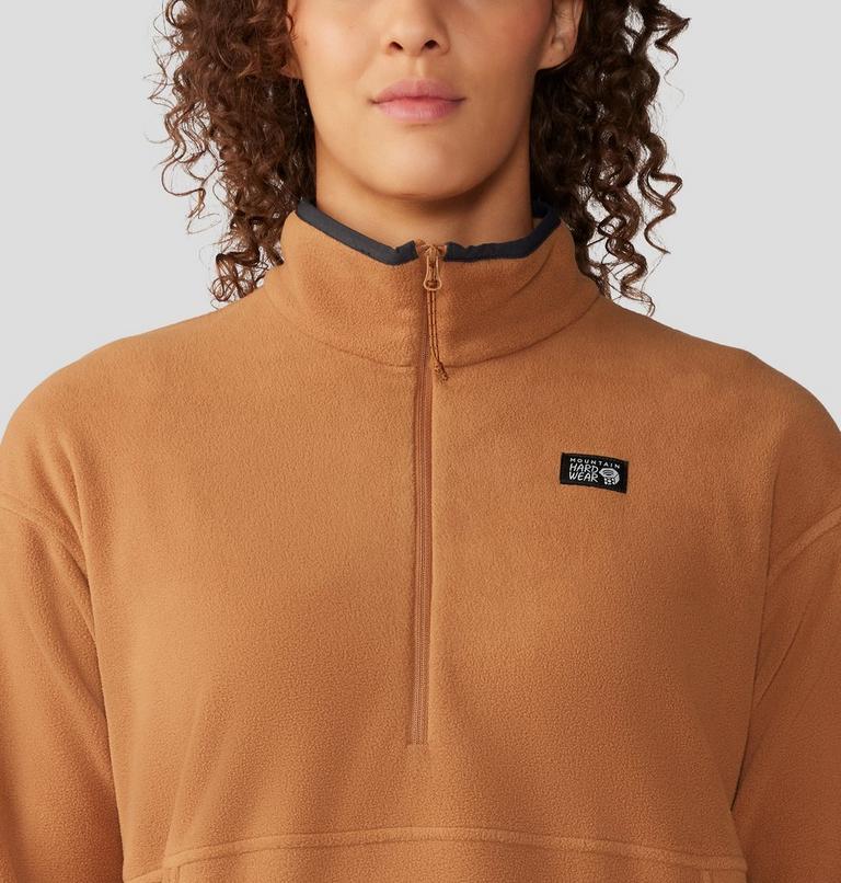 Women's Microchill Pullover, Color: Copper Clay, image 4