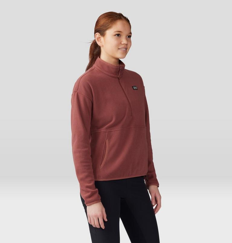 Women's Microchill Pullover, Color: Clay Earth, image 5