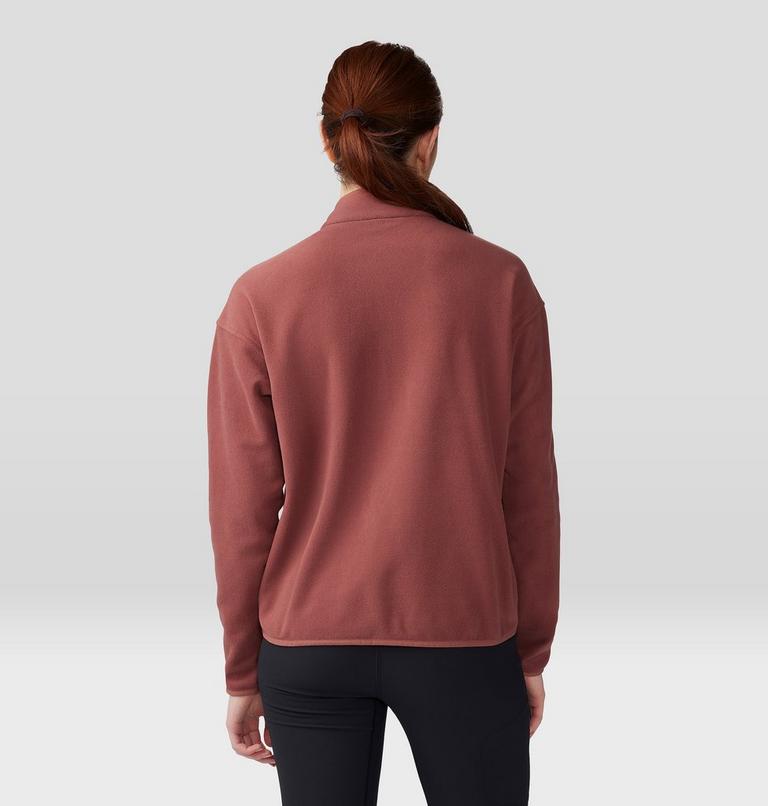 Women's Microchill Pullover, Color: Clay Earth, image 2