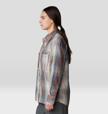 Women's Dolores Flannel Long Sleeve Shirt, Color: Choss Starlights Plaid, image 7