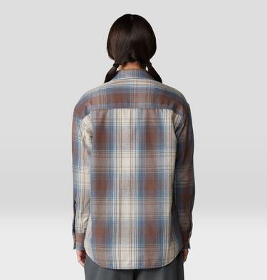 Women's Dolores Flannel Long Sleeve Shirt, Color: Choss Starlights Plaid, image 6