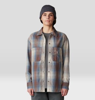 Women's Dolores Flannel Long Sleeve Shirt, Color: Choss Starlights Plaid, image 5