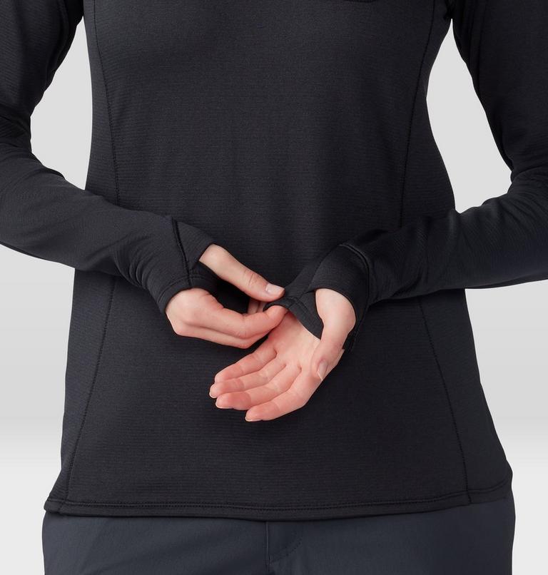 Women's Glacial Trail Pullover Hoody, Color: Black, image 7