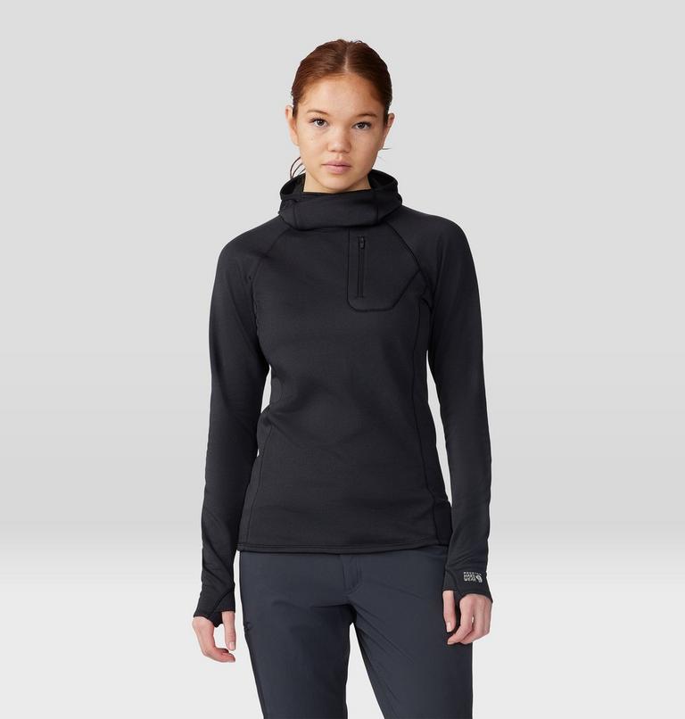 Women's Glacial Trail Pullover Hoody, Color: Black, image 1