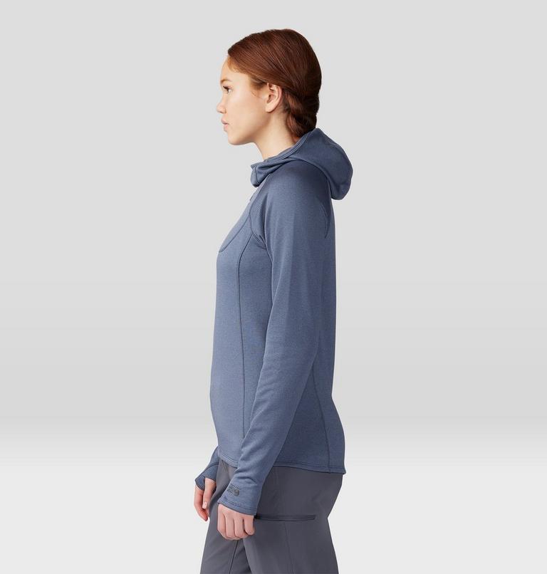 Women's Glacial Trail Pullover Hoody, Color: Blue Slate, image 3