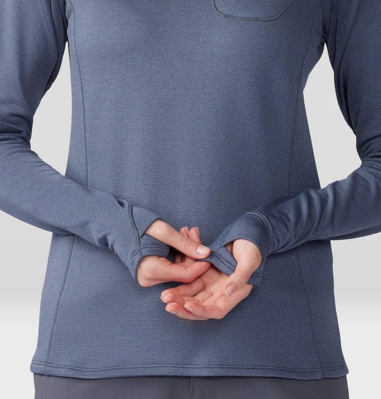 Women's Glacial Trail Pullover Hoody, Color: Blue Slate, image 8