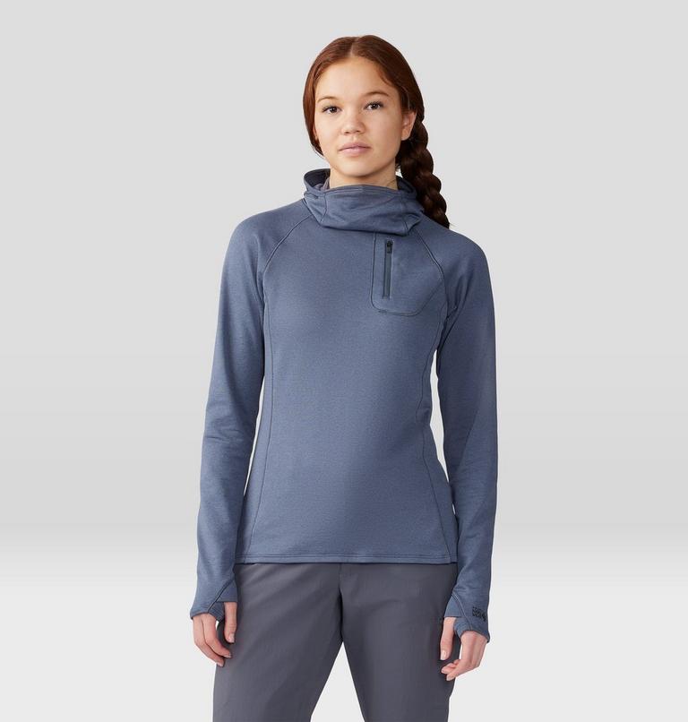 Women's Glacial Trail Pullover Hoody, Color: Blue Slate, image 1
