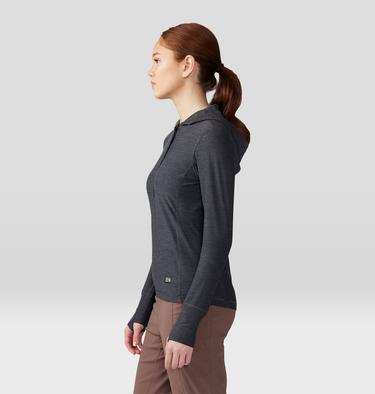 Women's Chillaction Hoody, Color: Black Heather, image 7