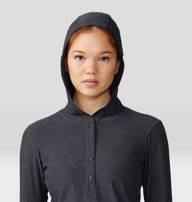 Women's Chillaction Hoody, Color: Black Heather, image 8