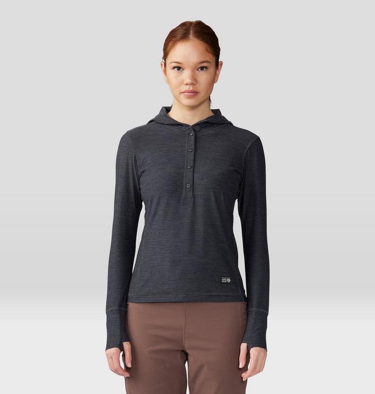 Women's Chillaction Hoody, Color: Black Heather, image 6