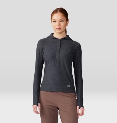 Women's Chillaction Hoody, Color: Black Heather, image 5