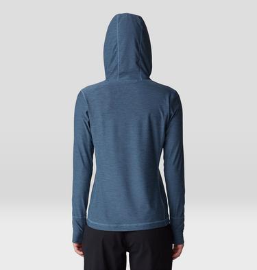 Women's Chillaction Hoody, Color: Adriatic Blue Heather, image 2