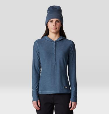Women's Chillaction Hoody, Color: Adriatic Blue Heather, image 1