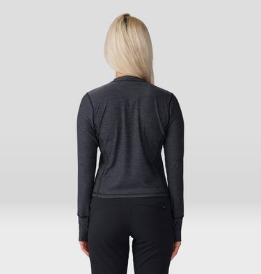 Women's Chillaction Henley, Color: Black Heather, image 6