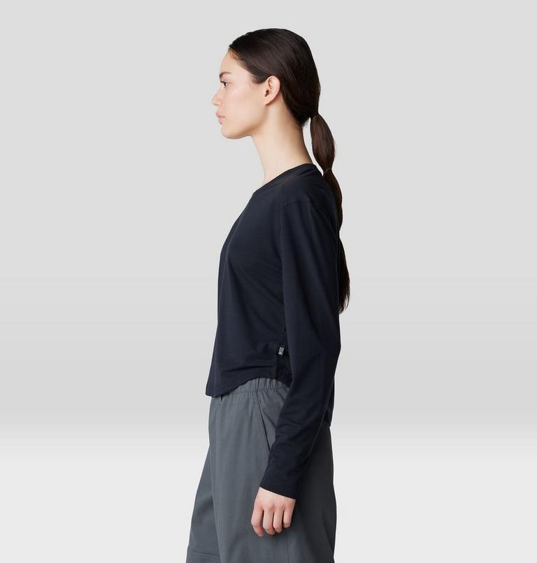 Women's Trek N Go Long Sleeve, Color: Black, image 3