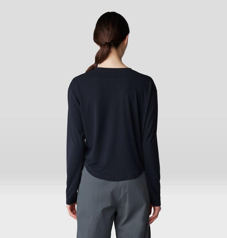 Women's Trek N Go Long Sleeve, Color: Black, image 2