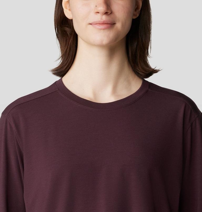 Women's Trek N Go Long Sleeve, Color: Blackberry, image 4