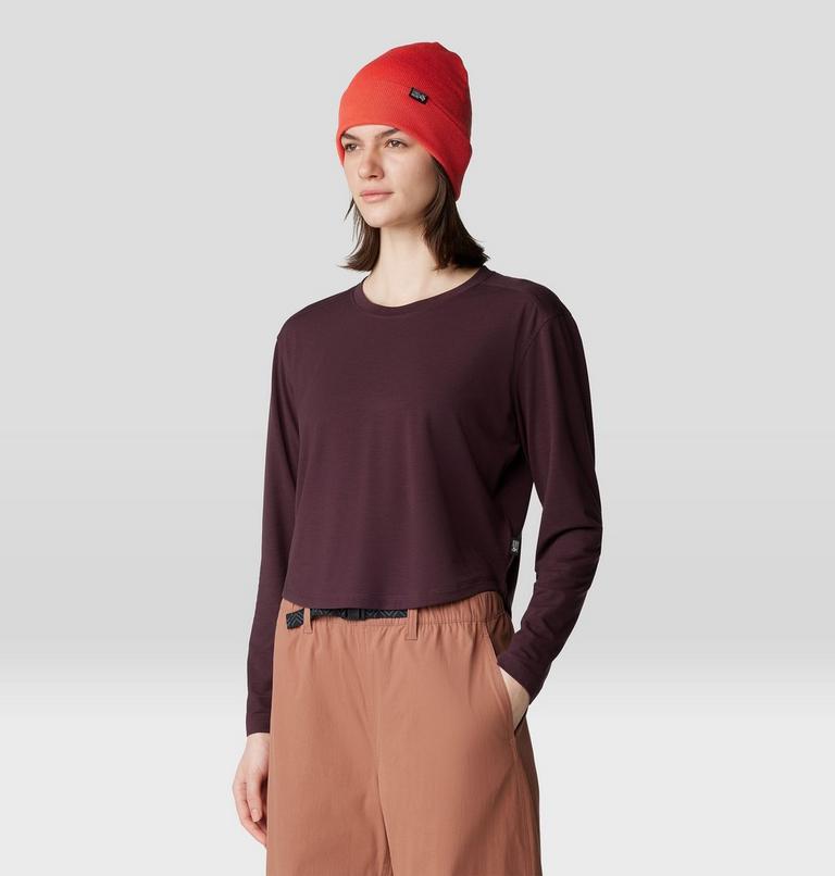 Women's Trek N Go Long Sleeve, Color: Blackberry, image 5