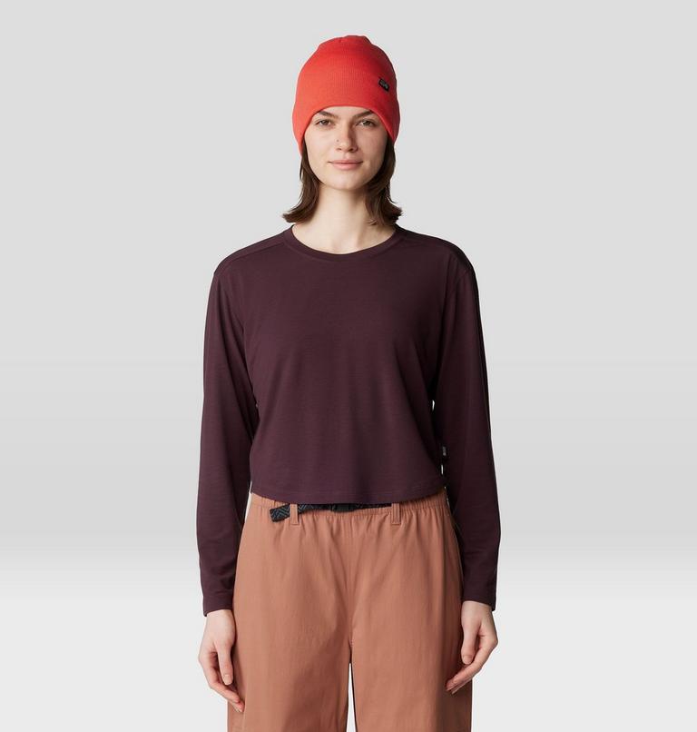 Women's Trek N Go Long Sleeve, Color: Blackberry, image 1