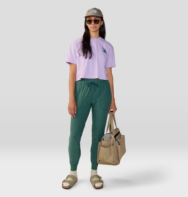 Women's Chillaction Jogger, Color: Aqua Green Heather, image 6